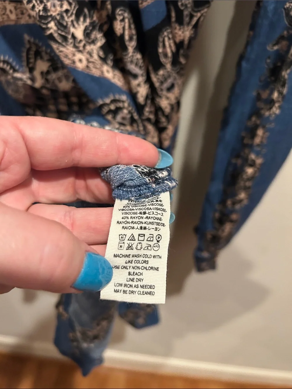 Free People navy tunic